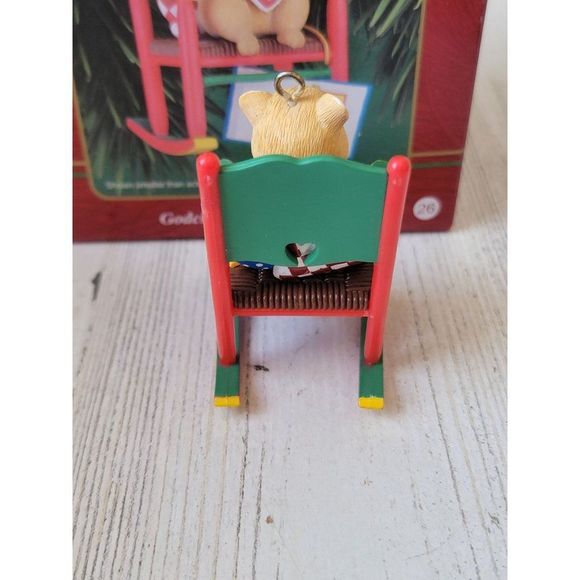 Heirloom Carlton Cards godchild 1999 ornament Xmas - Picture 4 of 6